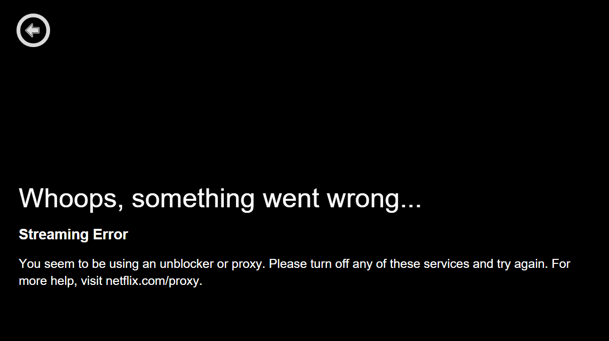 How To Fix A Netflix Proxy Error in 2020