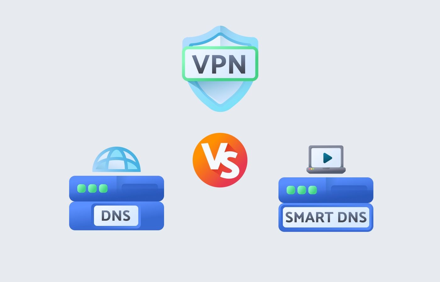 Which is better VPN or DNS?